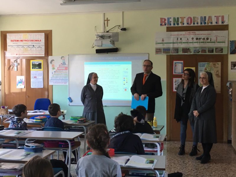 Asti, il sindaco Rasero in visita all’Istituto scolastico Madre Mazzarello