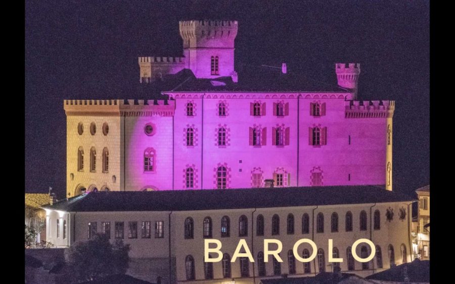 Barolo, anche il castello Falletti in rosa per la prevenzione dei tumori al seno