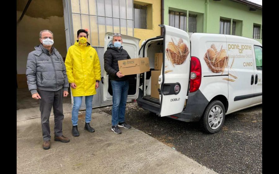 Da Coldiretti Cuneo 6000 kg di pasta per i bisognosi che vivono nella Provincia