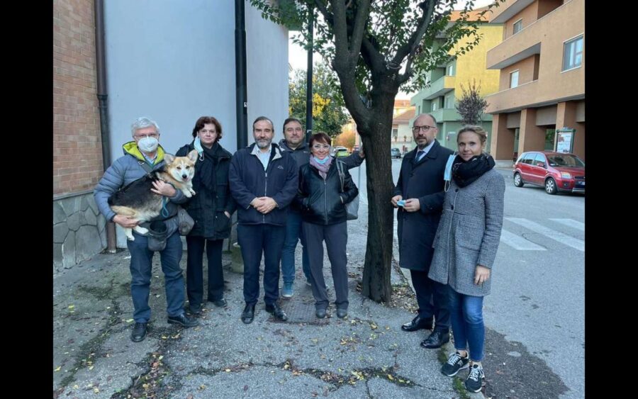 Asti, sopralluogo del Tavolo tecnico per il Piano del verde per nuove alberature in via Graziani