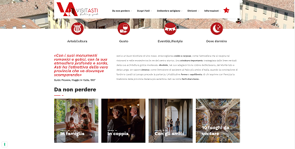 Asti, è online il portale turistico visit.asti.it per l’efficace promozione della città